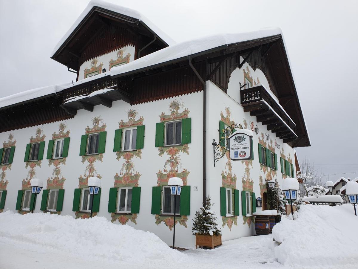 Ferienwohnungen Im Gasthof Stern Inklusive Koenigscard Unterammergau Buitenkant foto